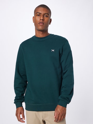 Coupe regular Sweat-shirt Iriedaily en vert : devant