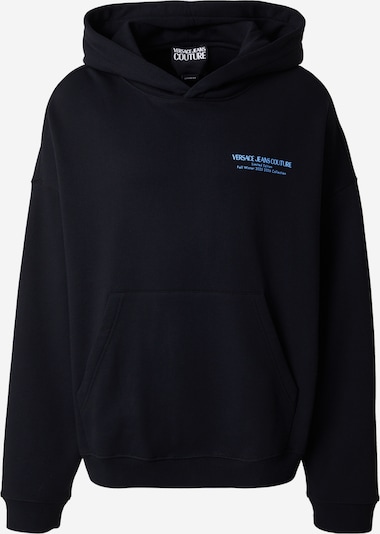 Versace Jeans Couture Sweater majica u nebesko plava / crna, Pregled proizvoda