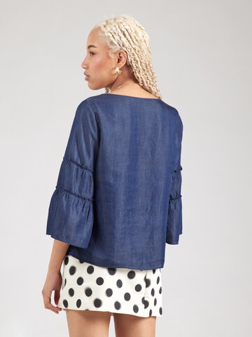 s.Oliver BLACK LABEL Blouse in Blauw