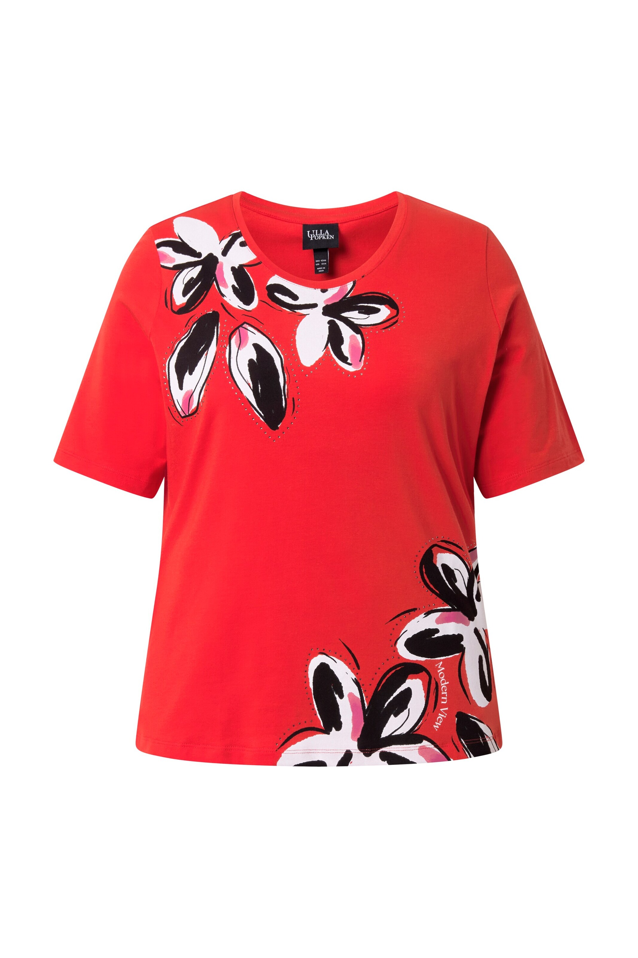 Ulla Popken Shirt in Red: front
