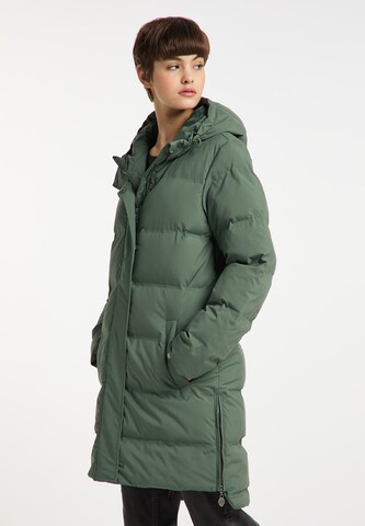 MYMO Winter Coat in Green: front