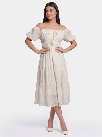 Robe faina en beige : devant