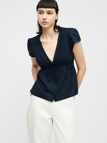 Chemisier HOLLISTER en bleu