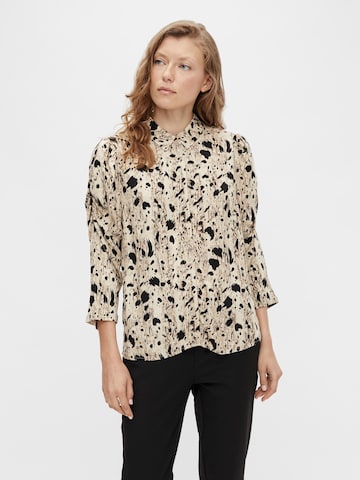OBJECT Blouse 'Donna' in Beige: voorkant