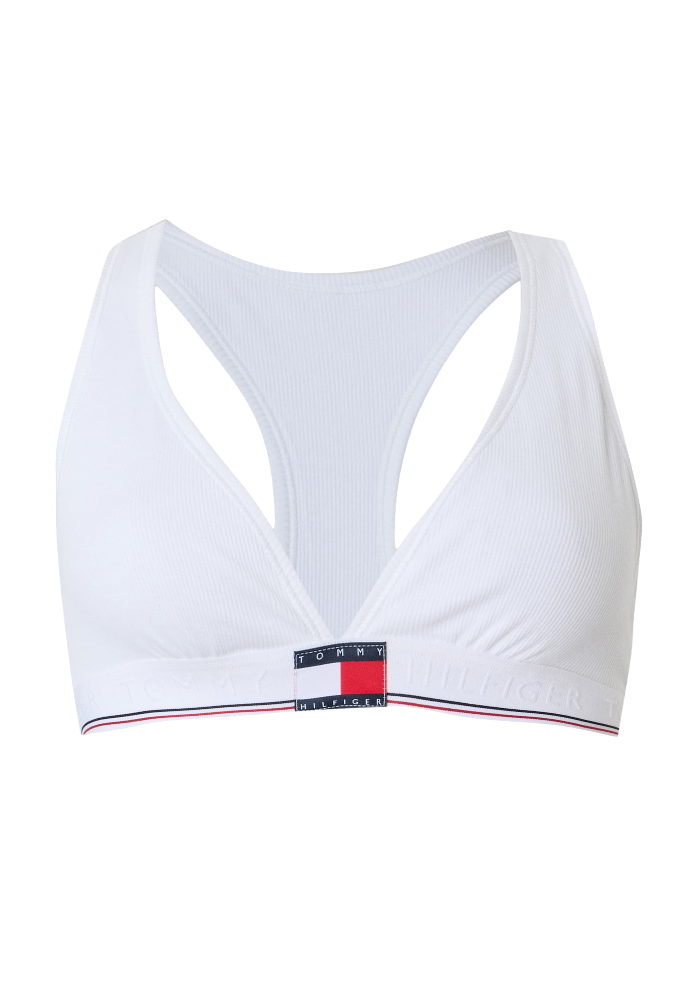 Tommy Hilfiger Underwear Soutien-gorge 'VARSITY' en 70 en bleu / blanc, Vue avec produit