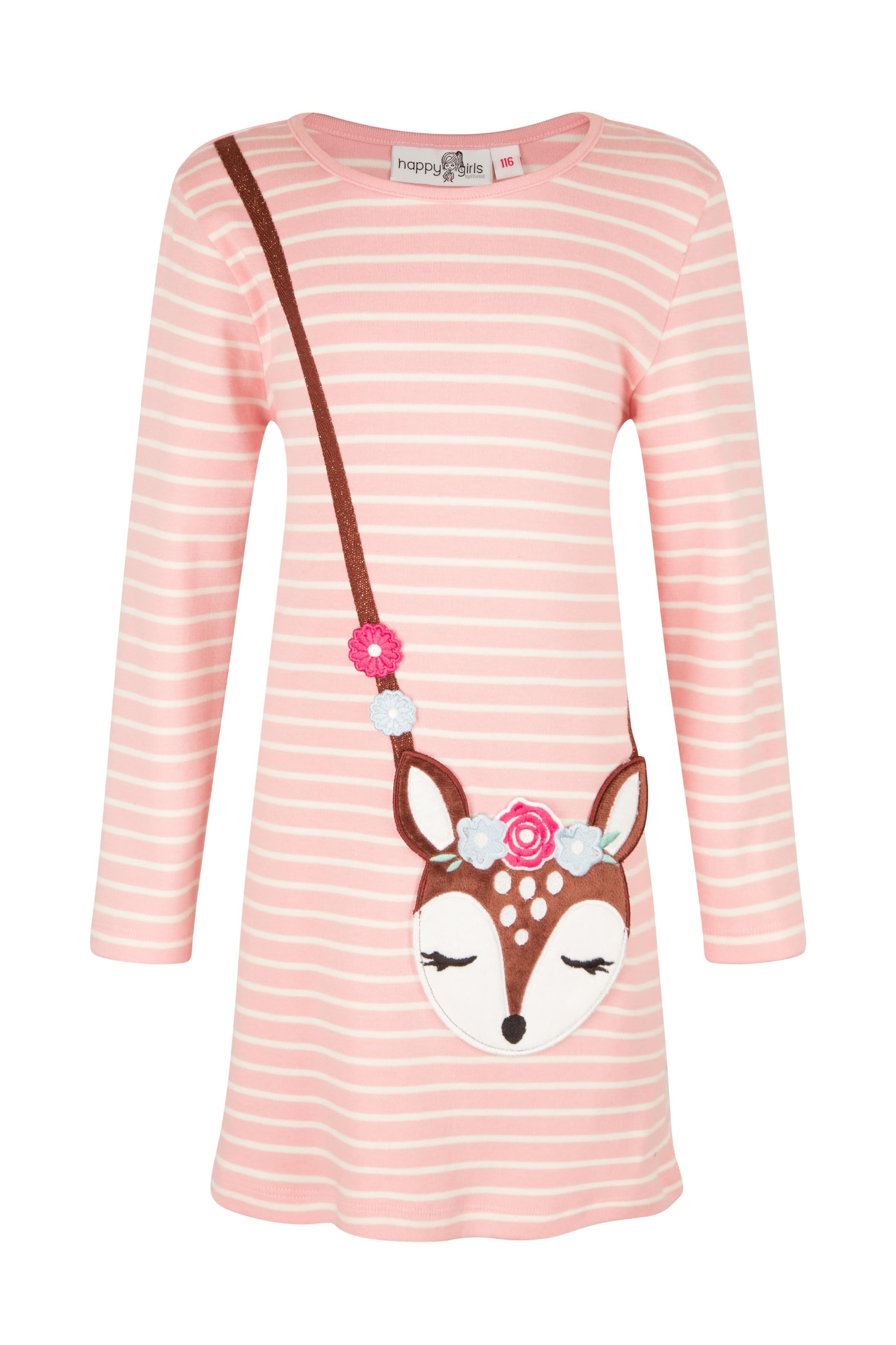 happy girls Jurk in Roze: voorkant