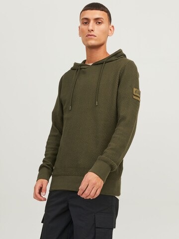 JACK & JONES Sweater in Green: front