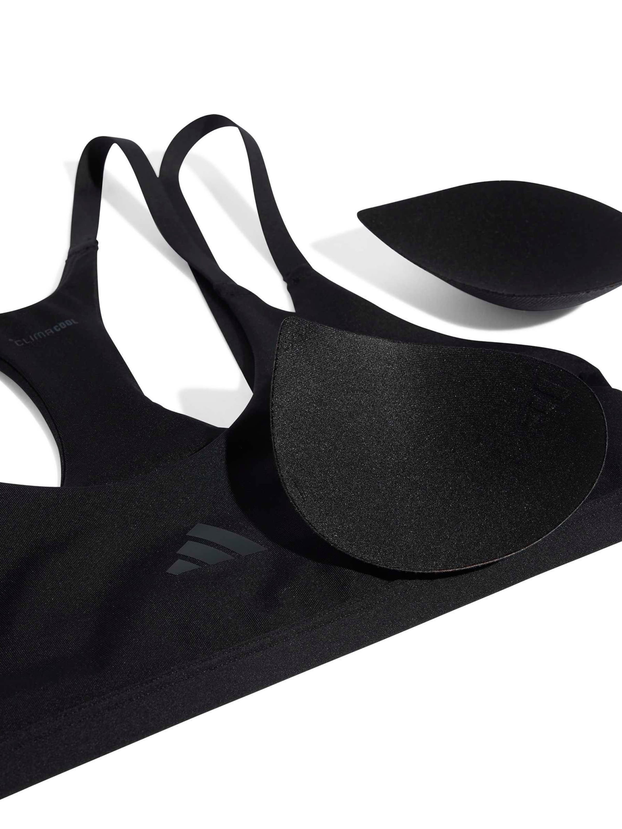 ADIDAS PERFORMANCE Μπουστάκι Αθλητικό σουτιέν 'Optime Workout' σε μαύρο