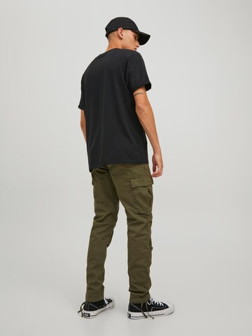 JACK & JONES Regular Cargo trousers 'Ace Tucker' in Green