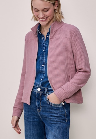 STREET ONE Strickjacke in Pink: Vorderseite