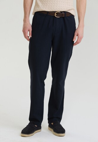 Felix Hardy - Slimfit Calças em azul: frente