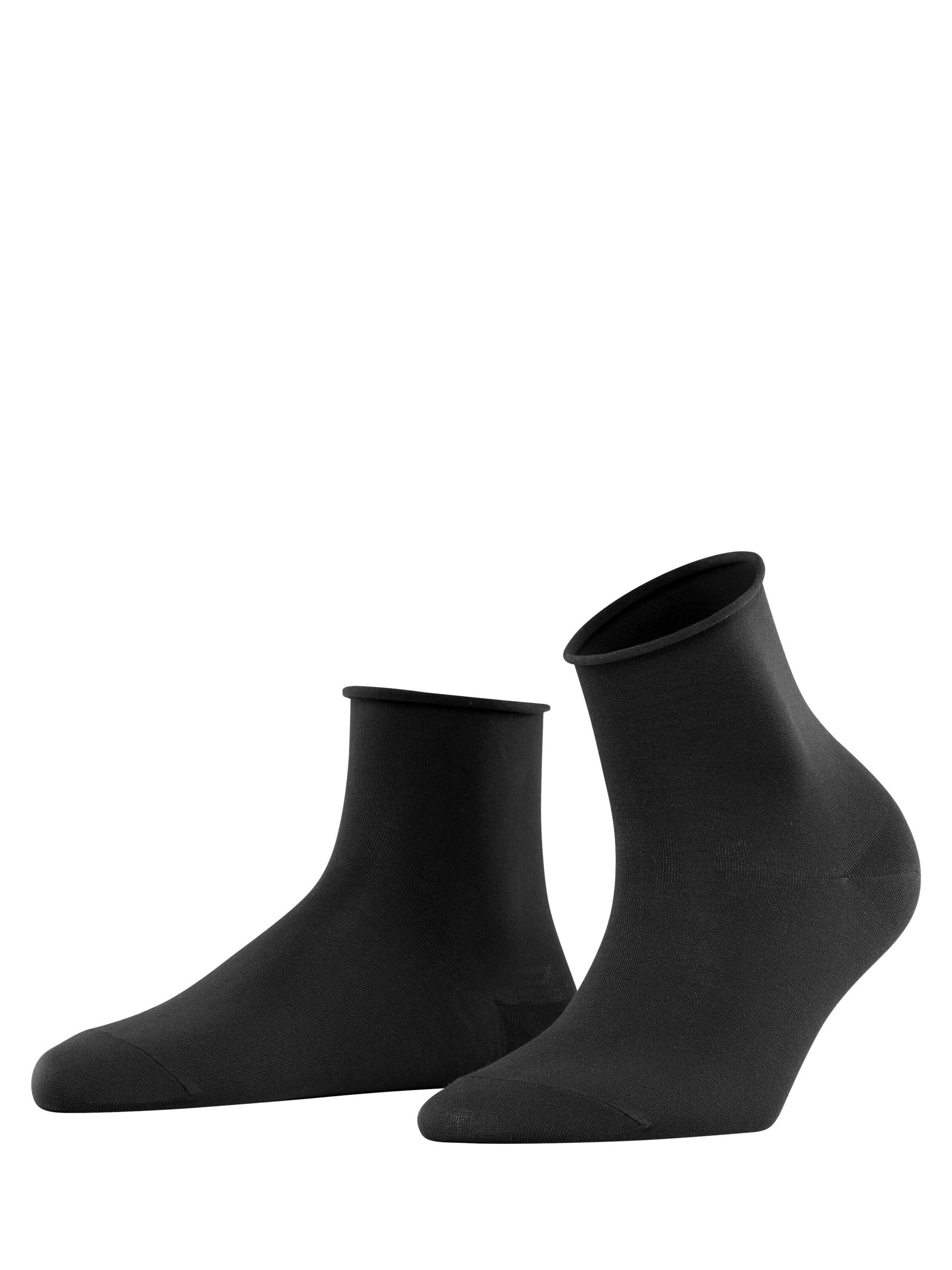 FALKE Socken 'Cotton Touch'‌‌‌‌‌‌‌ in Schwarz: Vorderseite