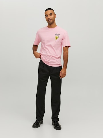 JACK & JONES T-Shirt 'Taco' in Pink