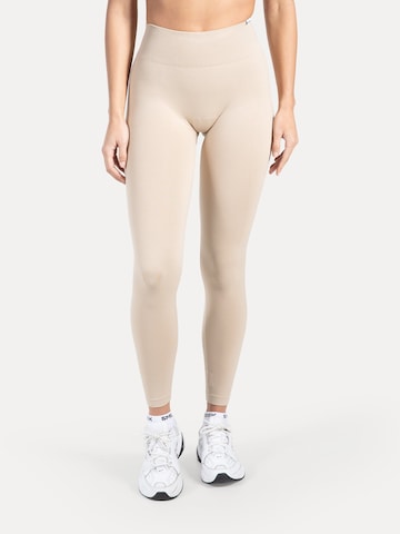 Smilodox Skinny Leggings 'Andrina' in Grau: Vorderseite
