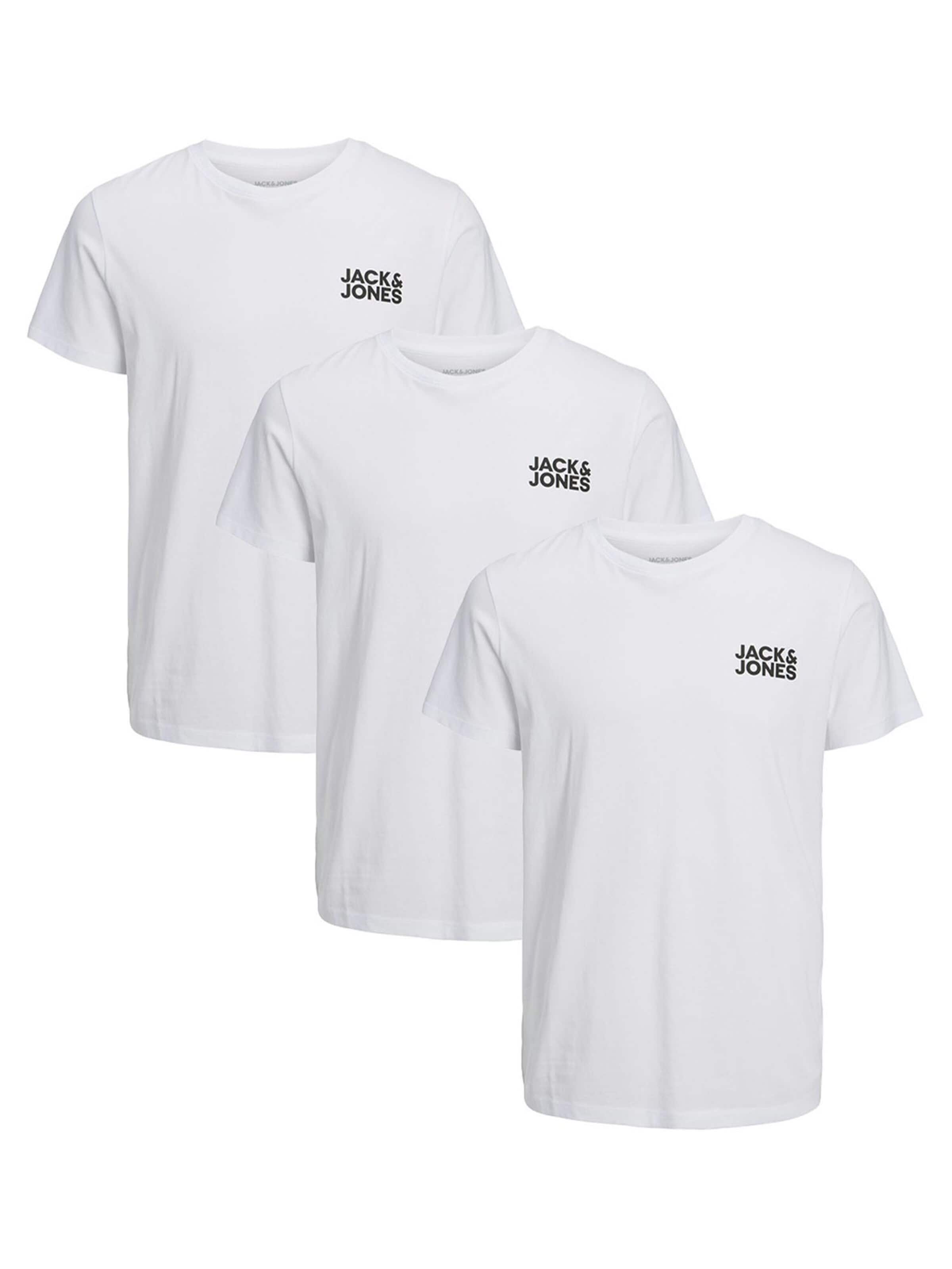 JACK & JONES Shirt 'Corp'‌‌‌‌‌ in Weiß: Vorderseite