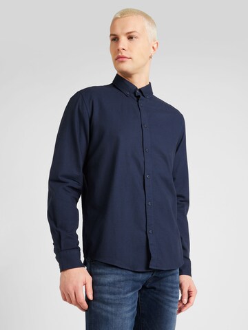 Regular fit Camicia 'NEW DOBBY' di Springfield in blu: frontale