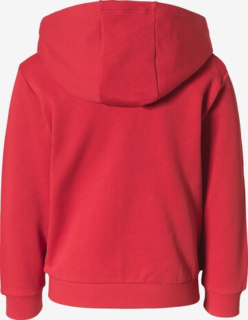 UNITED COLORS OF BENETTON Zip-Up Hoodie in Red