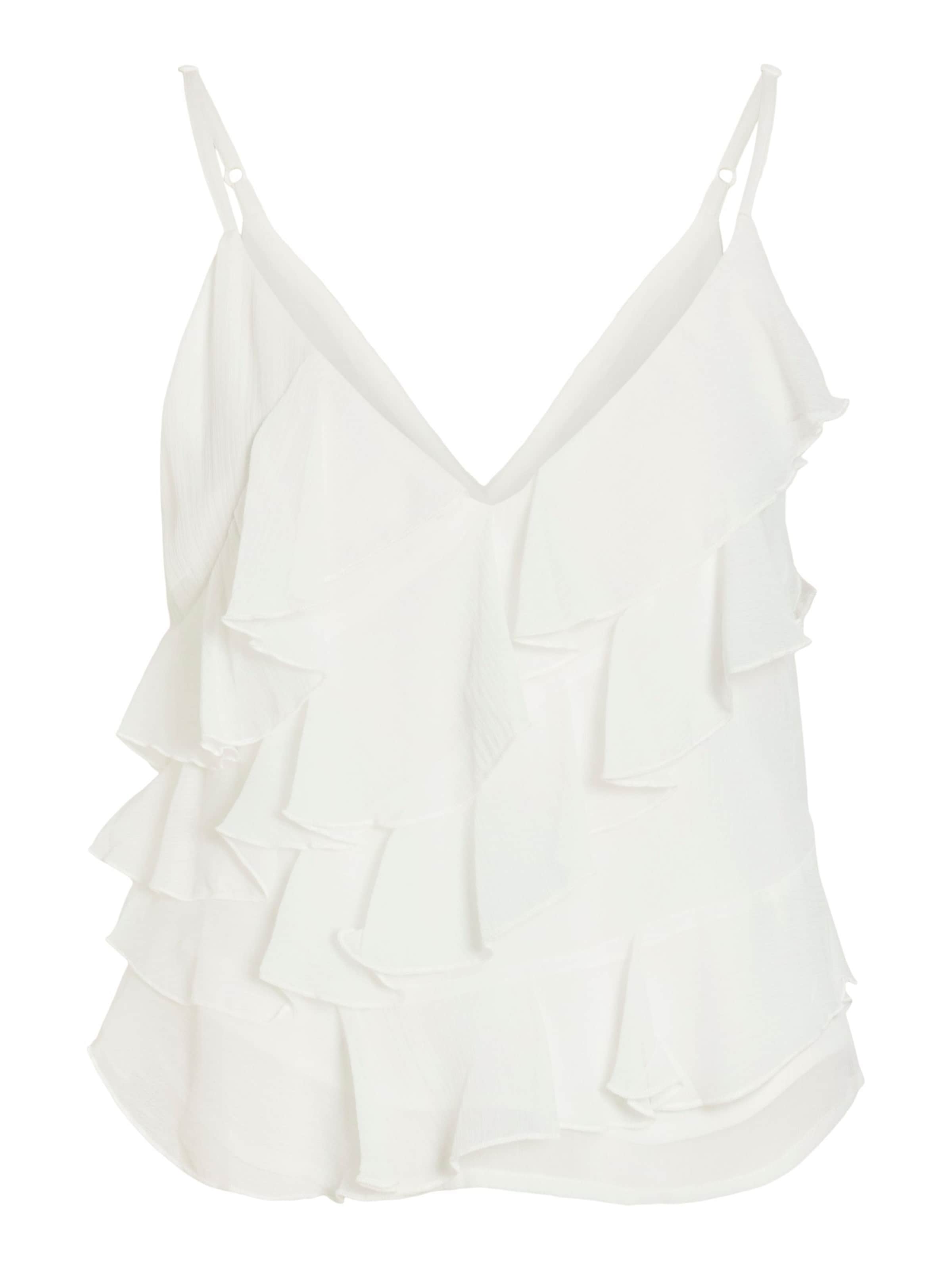 VILA Top 'VILuna' in Wit: voorkant