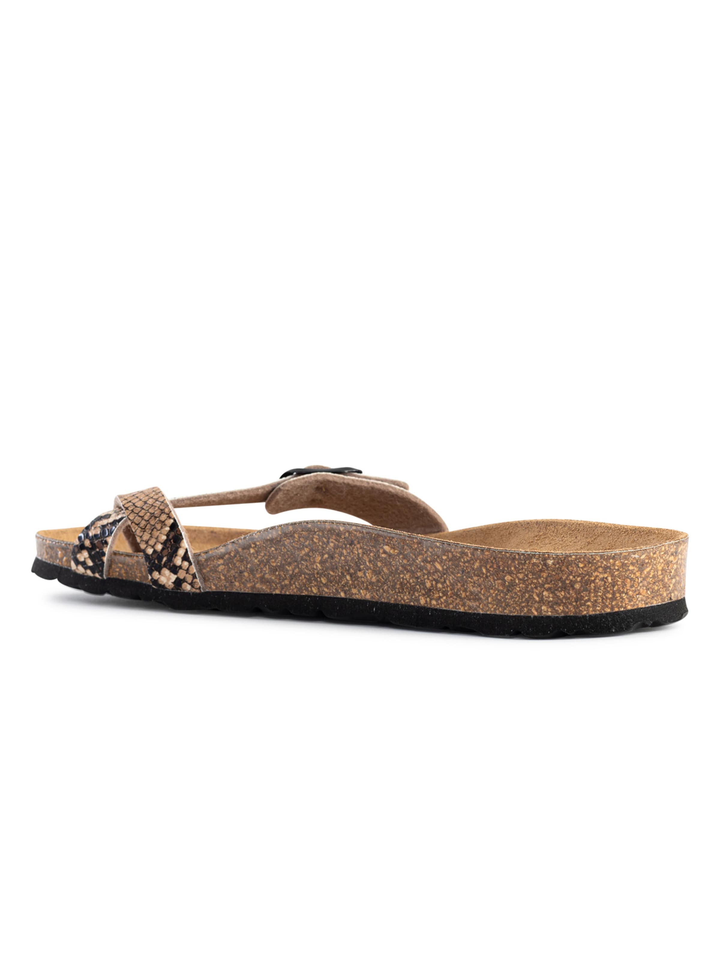 Bayton Сандали с разделител за пръстите 'Junon' в кафяво