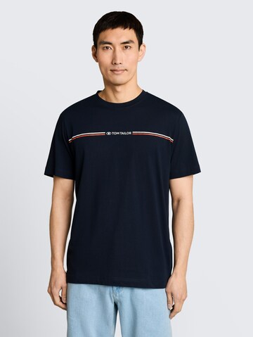 TOM TAILOR T-Shirt in Schwarz: Vorderseite