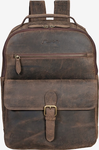 Benthill Backpack in Brown: front