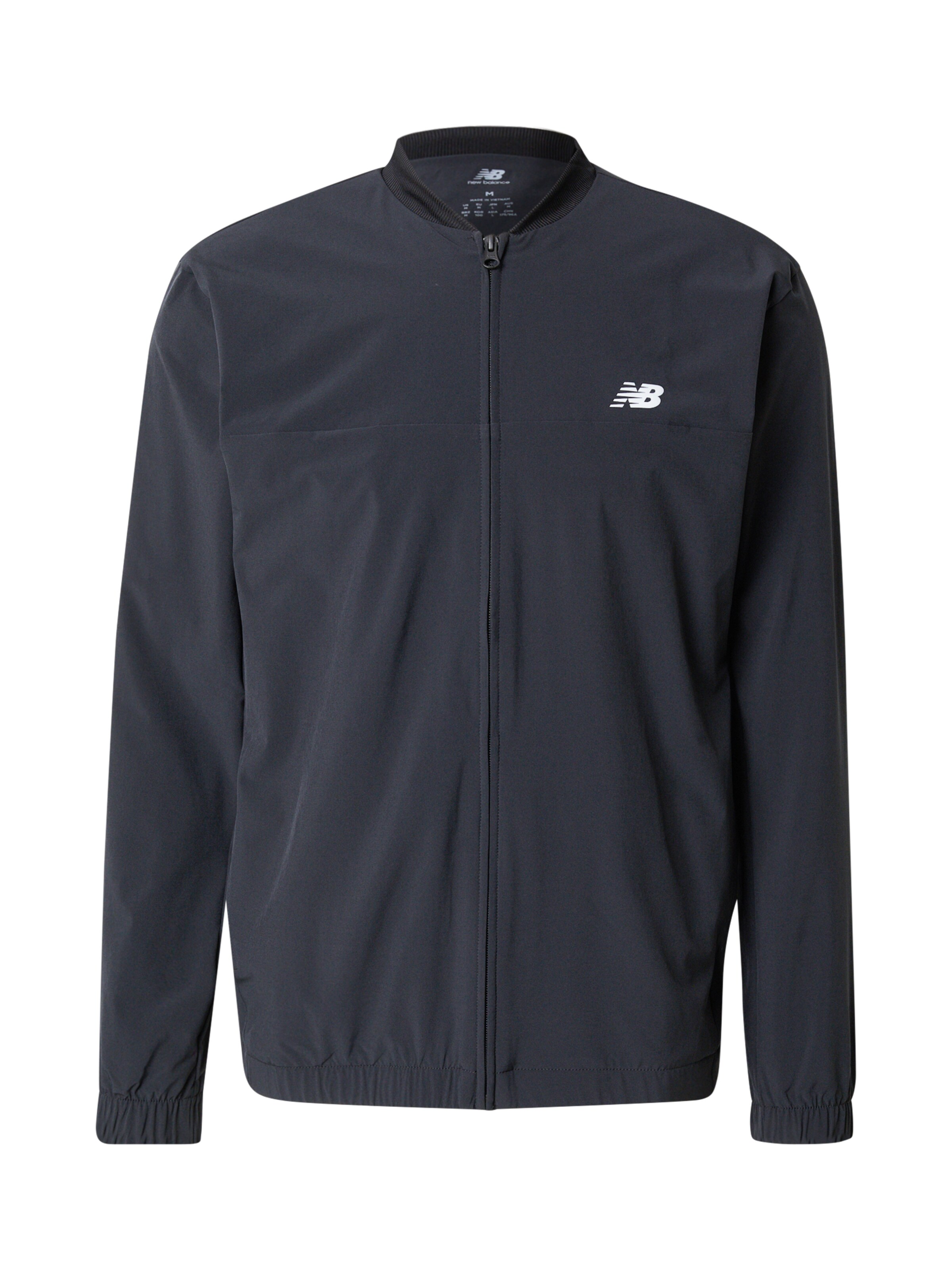 Veste de sport new balance en noir : devant