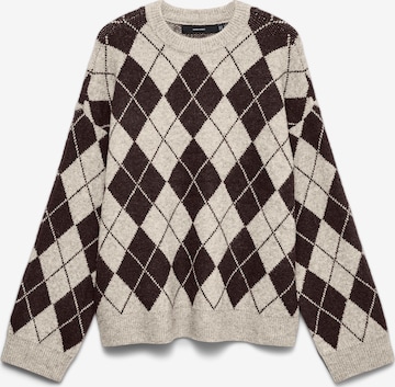 VERO MODA Pulóver 'VMHALO' - bézs: elől