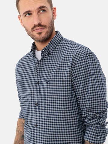 CAMEL ACTIVE - Regular Fit Camisa clássica 'Vichy' em azul