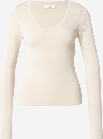 JDY Pullover 'JDYCIRKELINE' in Beige: Vorderseite