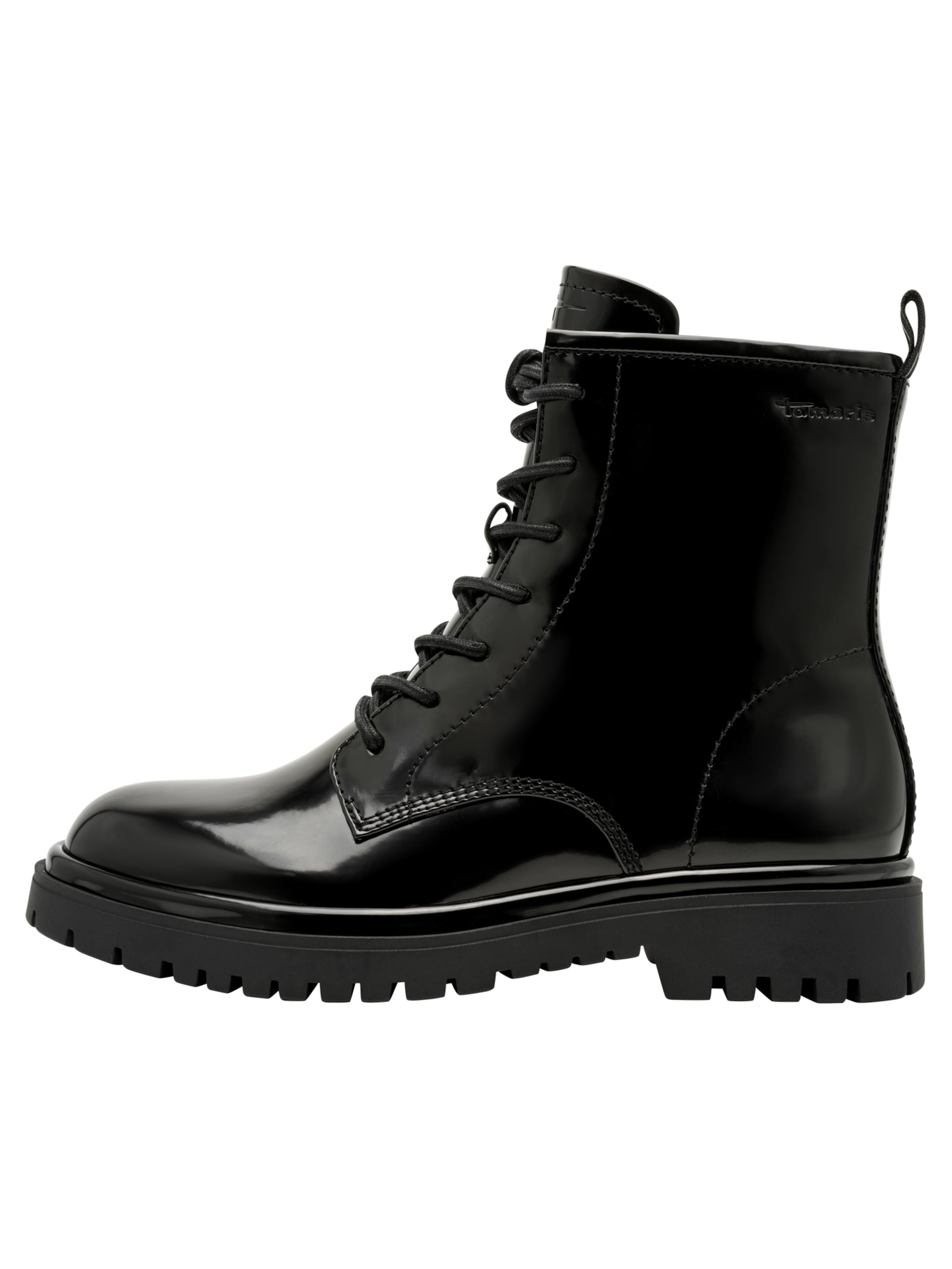 Tamaris Lace-up bootie in Black