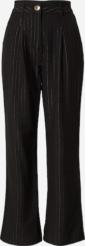 Love & Divine Loose fit Pleat-front trousers in Black: front