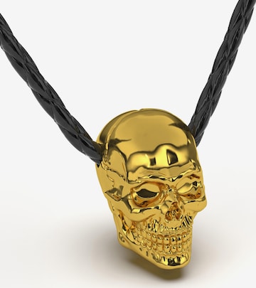 SERASAR Necklace 'Skull' in Gold: front