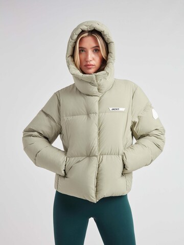 JACK1T Outdoorjas ' Star Shower Daunenjacke ' in Groen