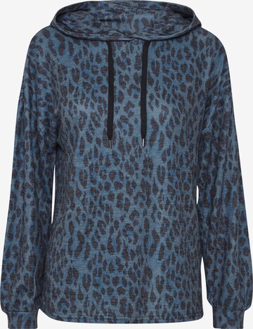 Fransa Sweatshirt 'FRDEFAUNA 3' in Blauw: voorkant