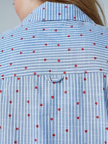 SISTERS POINT Blouse 'GUFO' in Blauw