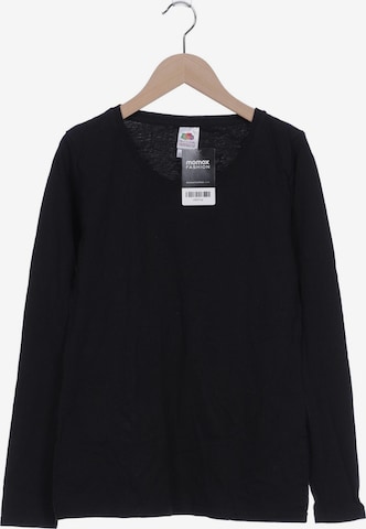 FRUIT OF THE LOOM Langarmshirt M in Schwarz: predná strana