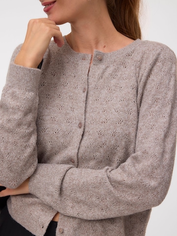 VERO MODA Knit Cardigan 'VMDoffy' in Grey