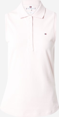 Maglietta '1985' di TOMMY HILFIGER in rosa: frontale