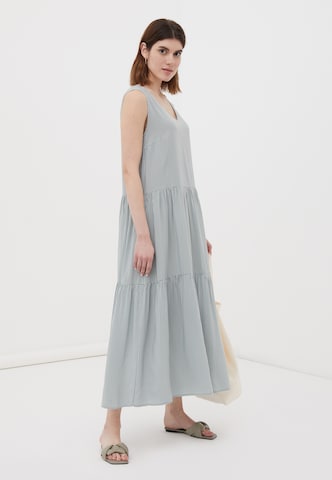 Finn Flare Sommerkleid 'Print' in Grün