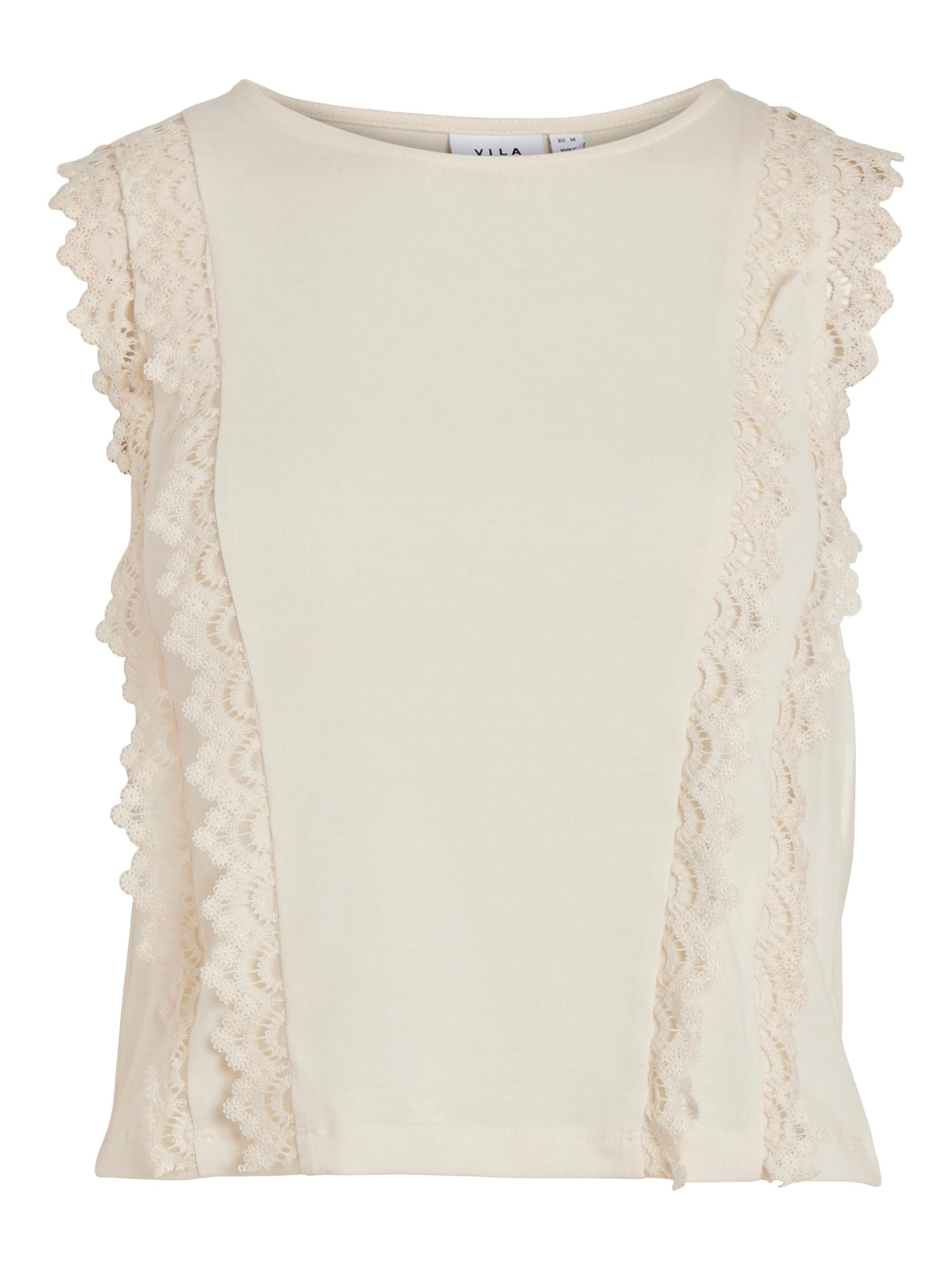 VILA Top in Beige: front