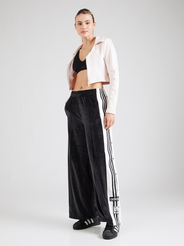 ADIDAS ORIGINALS Zvonové kalhoty Kalhoty 'Adibreak' – černá
