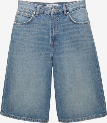 Baggy Jean Pull&Bear en bleu : devant