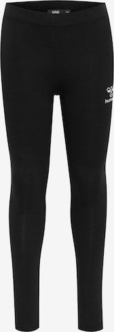 Hummel Skinny Workout Pants 'Onze' in Black: front