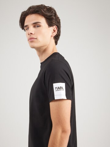melns Karl Lagerfeld T-Krekls
