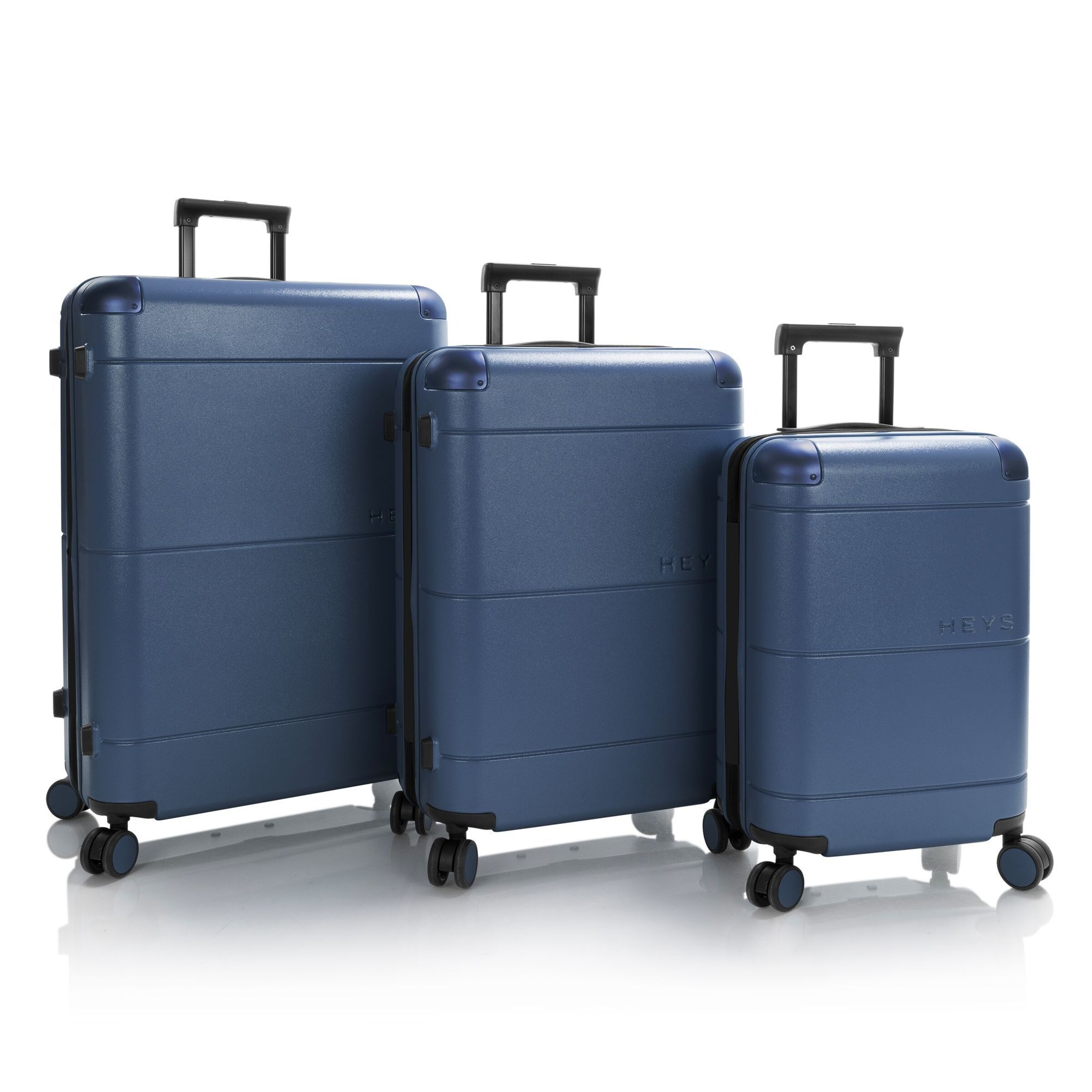 Heys Suitcase Set 'Zen' in Blue: front