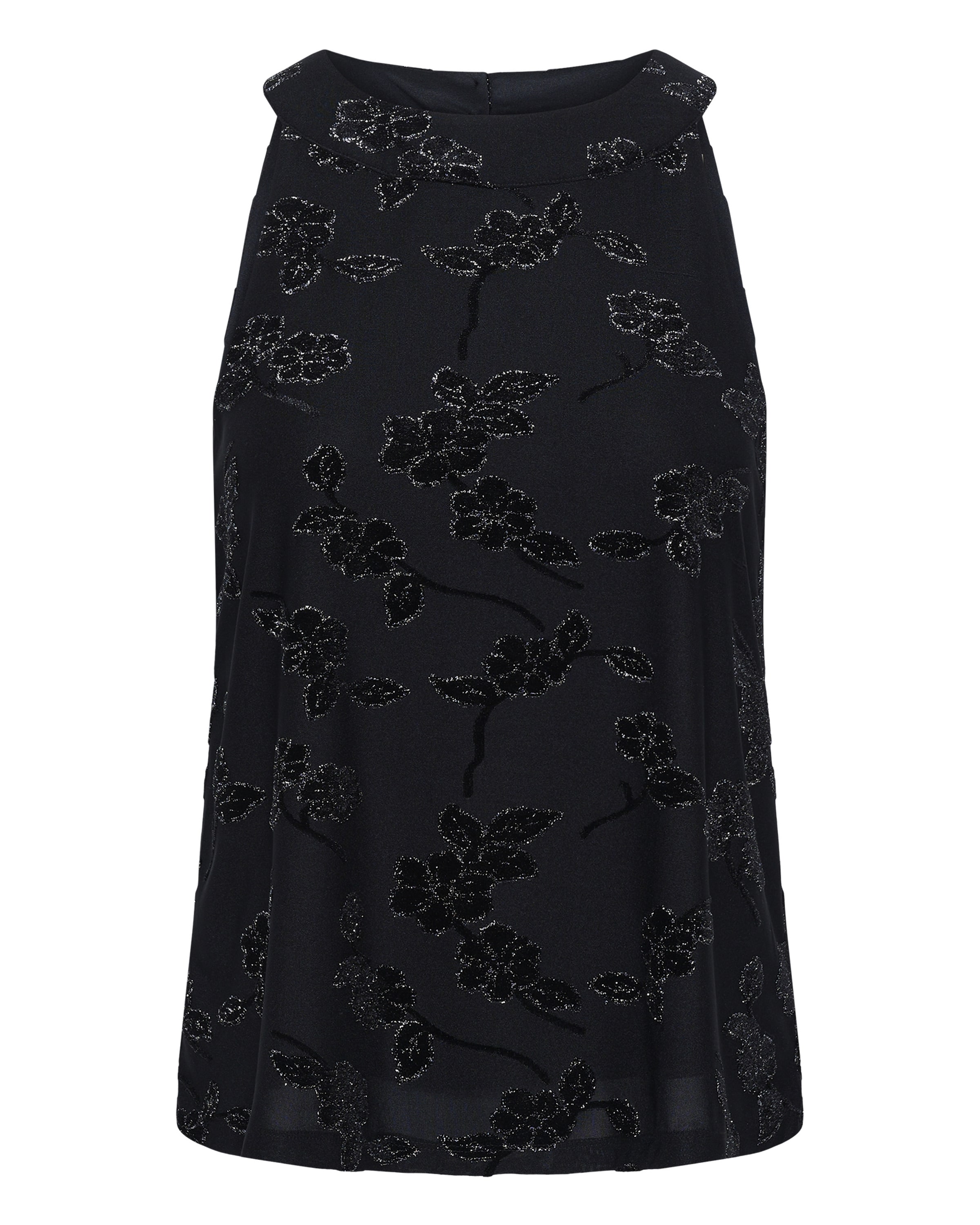 Cream - Blusa 'Lilith' em preto: frente