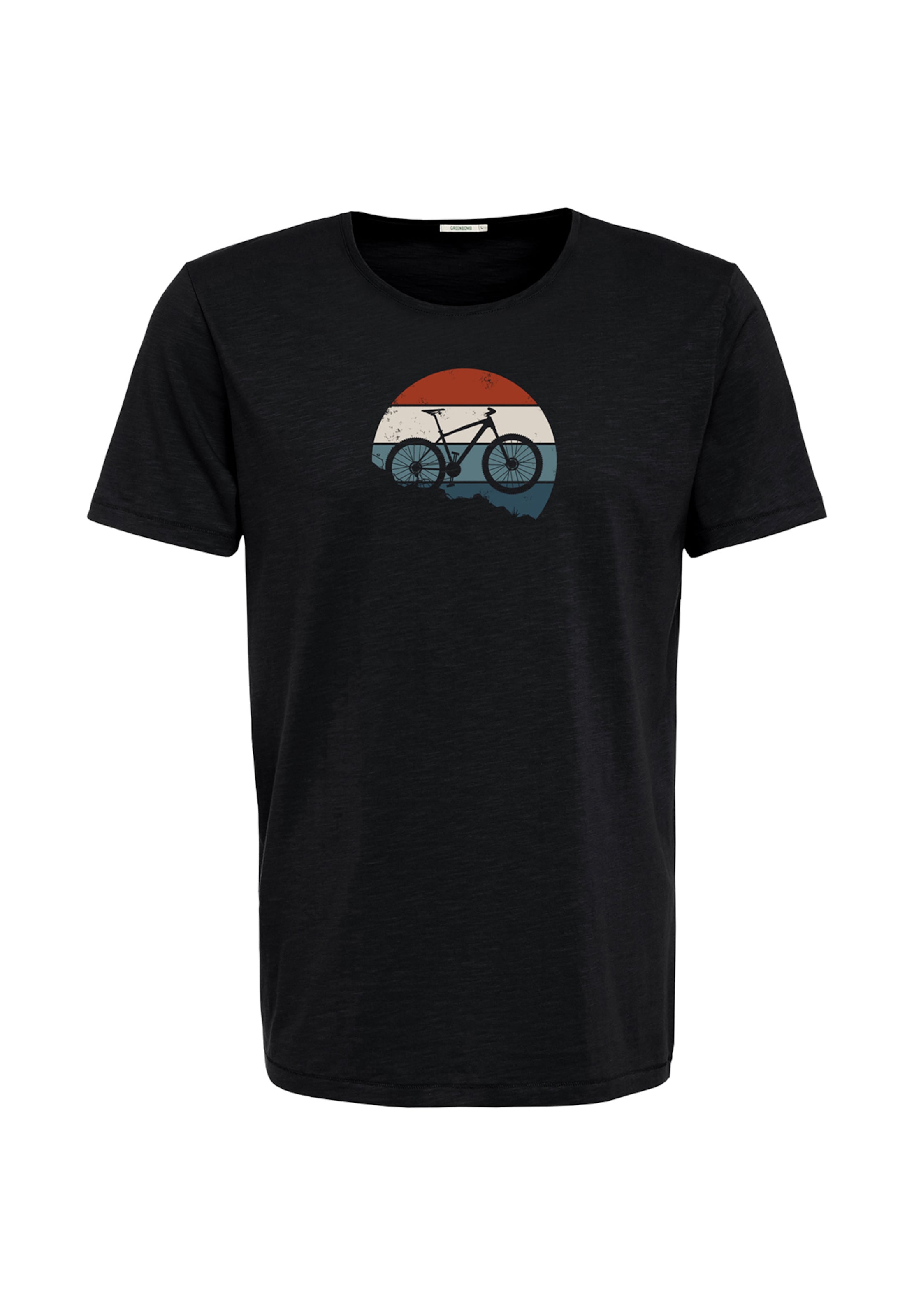 GREENBOMB Shirt 'Bike Winter' in Black: front