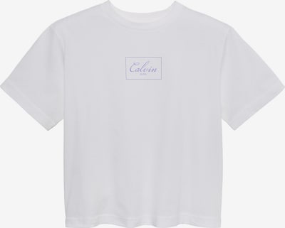 Calvin Klein Jeans Majica veličine XXS/short u svijetloljubičasta / prljavo bijela, Pregled proizvoda