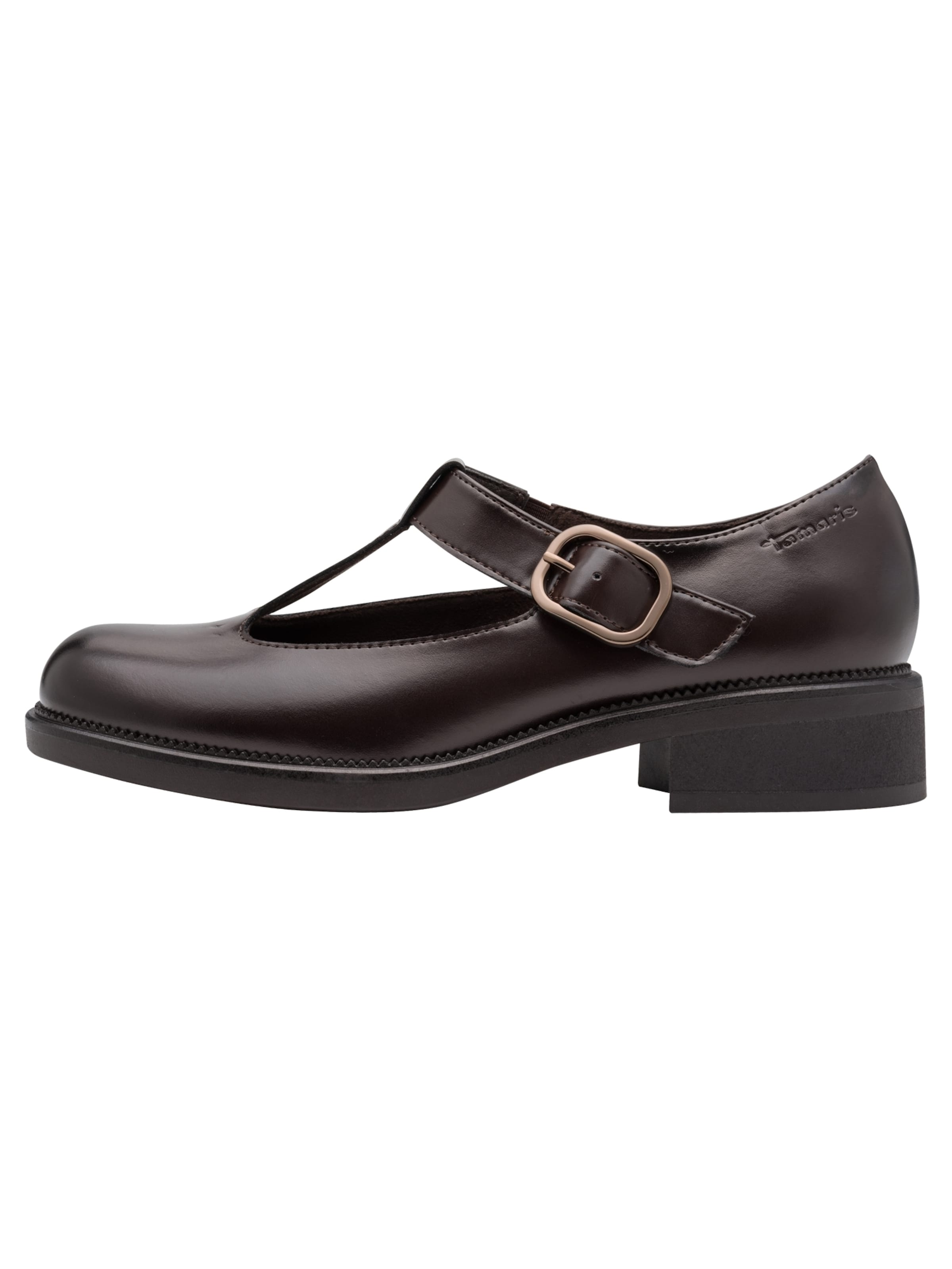Tamaris Strap ballerina in Brown