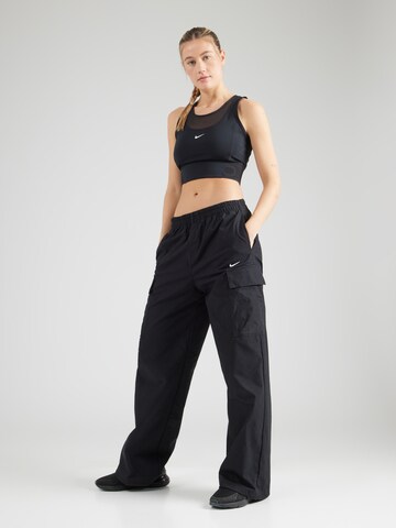 NIKE Sporttop in Schwarz